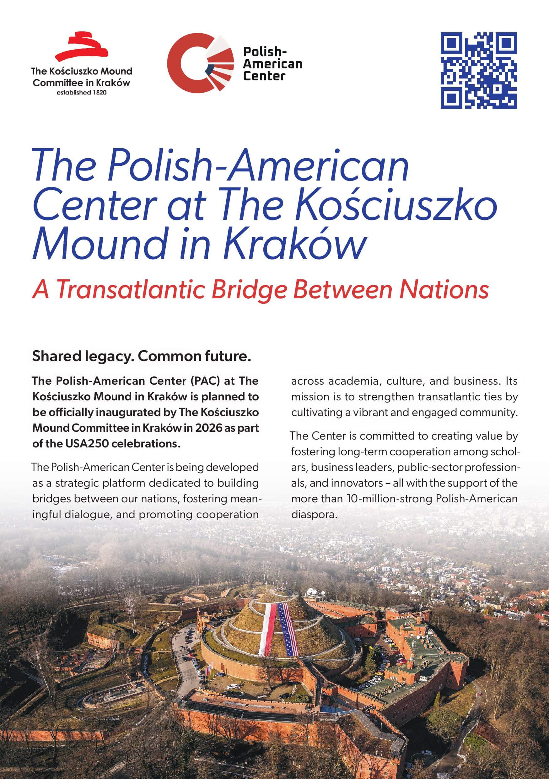 Polish-American Center brochure, page 1